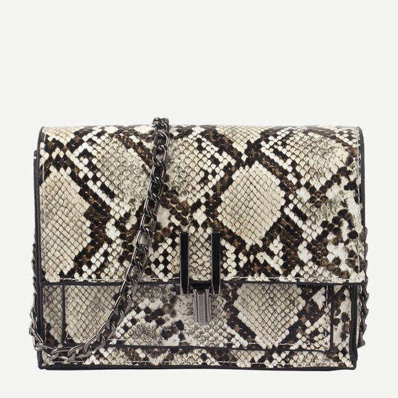 Handbags - IN STOCK Snake skin print Crossbody bag
